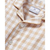 Classic Romper, Camel Gingham - Rompers - 5