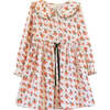 Girls Adelaide Velvet Tie Dress | Autumn Floral - Dresses - 1 - thumbnail