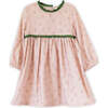 Toddler Priya Dress with Lace Trim | Vintage Pink Rose - Dresses - 1 - thumbnail