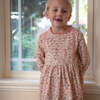 Toddler Lulu Dress with Lace Trim | Pink Heather - Dresses - 3