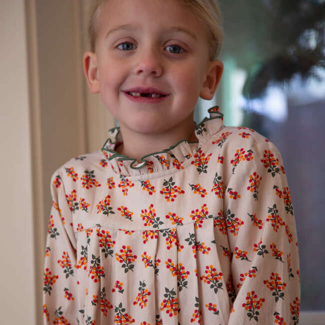 Girls Myrtle Pleated Dress | Autumn Floral - Dresses - 2