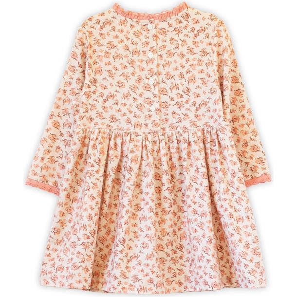 Toddler Lulu Dress with Lace Trim | Pink Heather - Dresses - 7