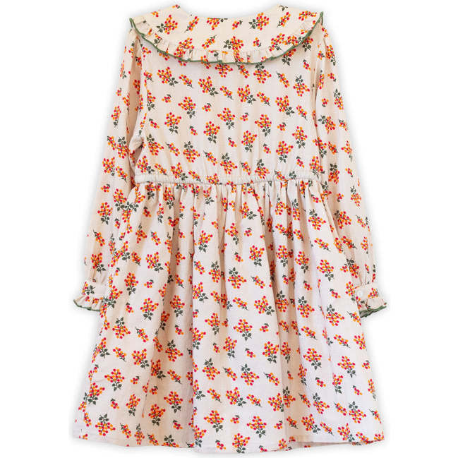 Girls Adelaide Velvet Tie Dress | Autumn Floral - Dresses - 7