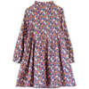 Girls Long Sleeves Dress with Front Ruffle | Garden Confetti - Dresses - 7