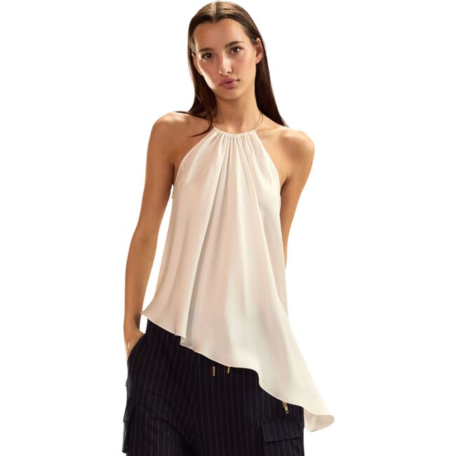 Talita Silk Blouse, White