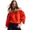 The Bunny Blouse, Red - Blouses - 1 - thumbnail