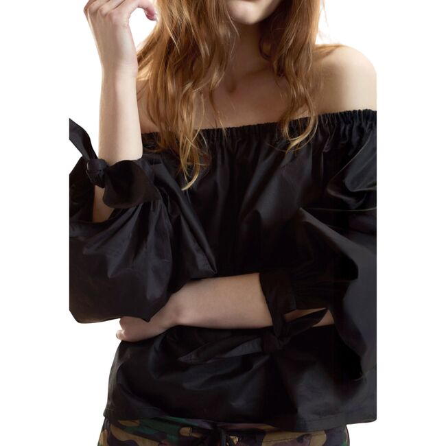 The Bunny Blouse, Black - Blouses - 2
