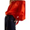 The Bunny Blouse, Red - Blouses - 2