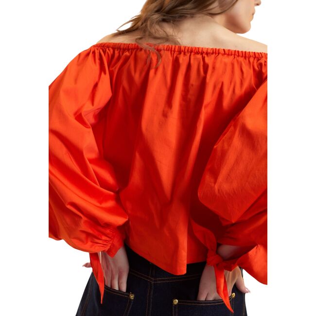 The Bunny Blouse, Red - Blouses - 3