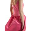 The Genevive Silk Dress, Pink - Dresses - 3