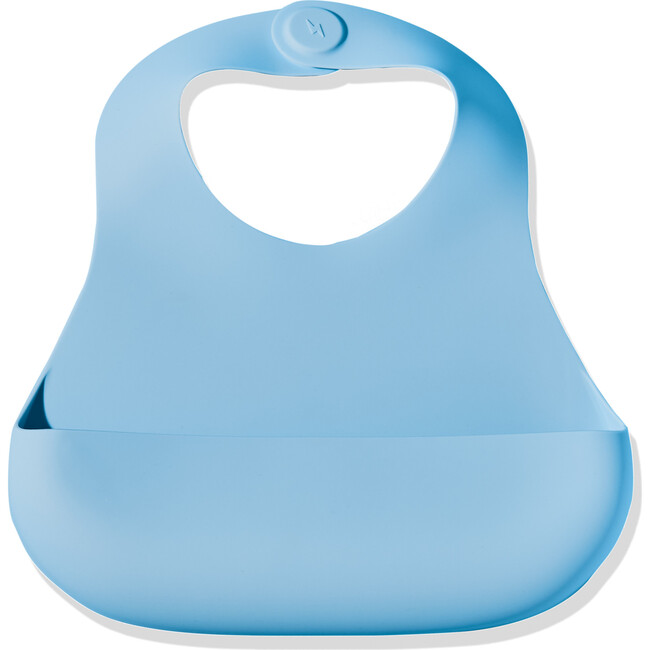 Magnetic Silicone Bib, Blueberry Burst