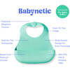 Magnetic Silicone Bib 2-Pack, Banana Split & Kiwi Bliss - Bibs - 3
