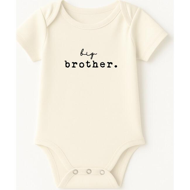 Big Brother Organic Cotton Short Sleeve Baby Bodysuit