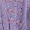 Velvet Bow Top, Purple Carousel - Blouses - 3