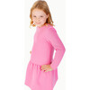 Long Sleeve Tennis Dress, Pink - Dresses - 2