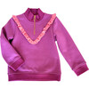 Girls' Half Zip, Purple/Pink - Sweatshirts - 1 - thumbnail