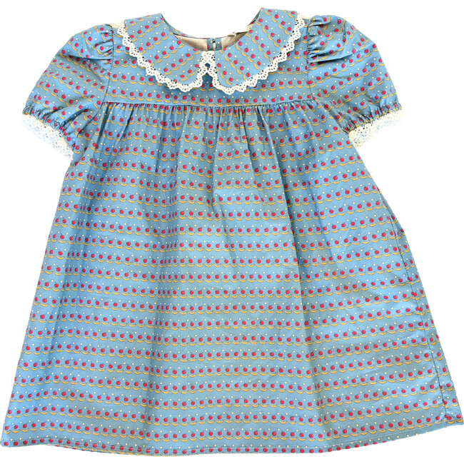 Lace Trim Dress, Apples & Bananas