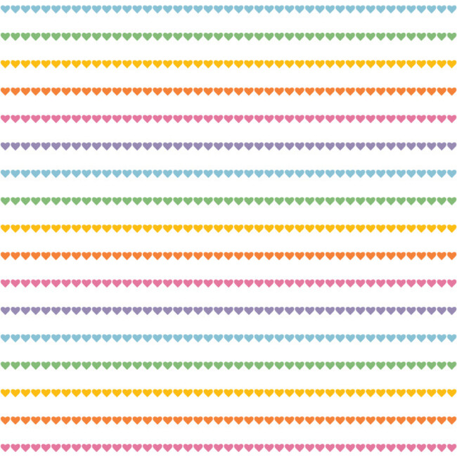 Tennis Dress, Rainbow Heart Stripe - Dresses - 2