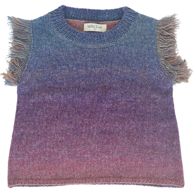 Sweater Vest, Dark Rainbow