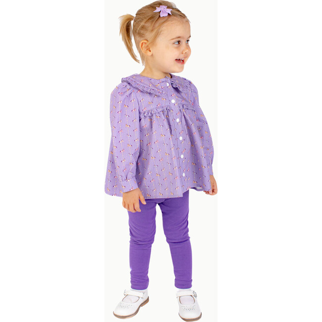 Leggings, Purple - Leggings - 2