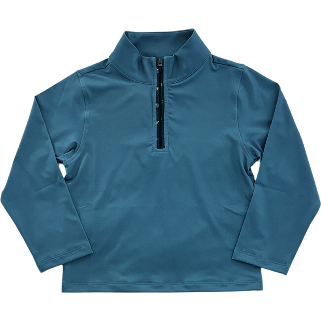 Boys' Athletic Half Zip, Blue/Space