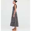 The Ellie Maxi Nap Dress, Chocolate Swedish Floral - Dresses - 4