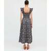 The Ellie Maxi Nap Dress, Chocolate Swedish Floral - Dresses - 5