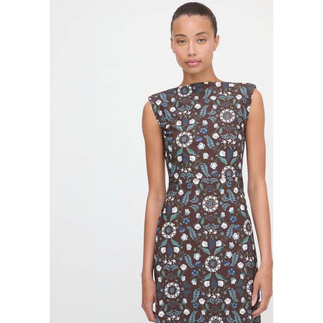 The Sloane Dress, Chocolate Swedish Floral - Dresses - 3