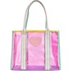 Color Block Clear Tote Bag - Bags - 4