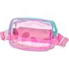 Color Block Clear Belt Bag - Bags - 2