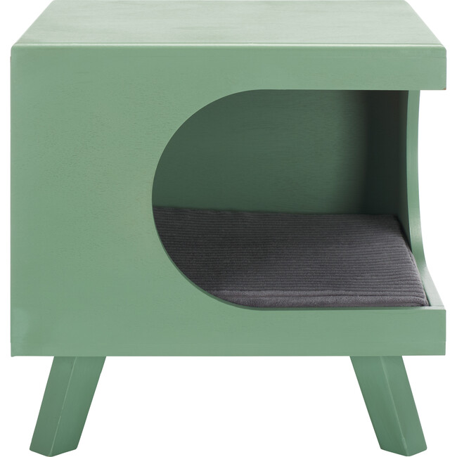 Bean Square Pet Bed, Green