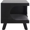 Bean Square Pet Bed, Black - Pet Beds - 1 - thumbnail