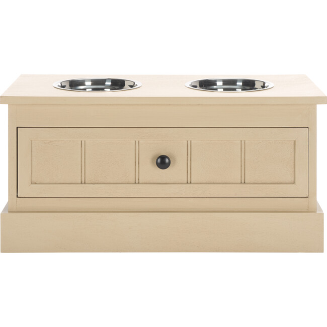 Boomer Pet Feeder W/ Drawer, Unfinished