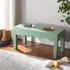 Lilith Pet Feeder, Green - Pet Bowls & Feeders - 2