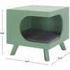 Bean Square Pet Bed, Green - Pet Beds - 3