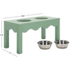 Lilith Pet Feeder, Green - Pet Bowls & Feeders - 4