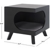 Bean Square Pet Bed, Black - Pet Beds - 3