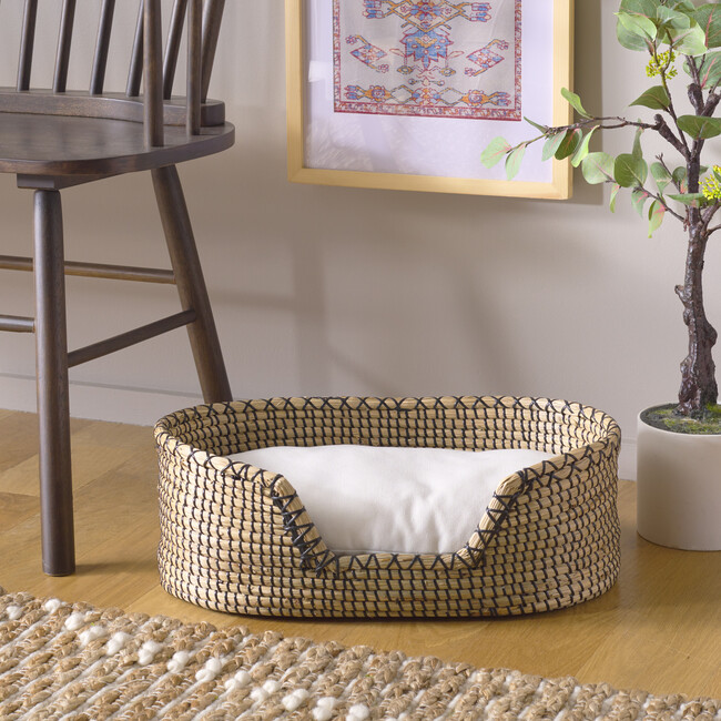 Sarge Pet Bed W/ Cushion, Beige - Pet Beds - 2