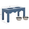 Lilith Pet Feeder, Blue - Pet Bowls & Feeders - 4