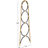 Kino 3 Tier Towel Hanger, Unfinished - Storage - 4