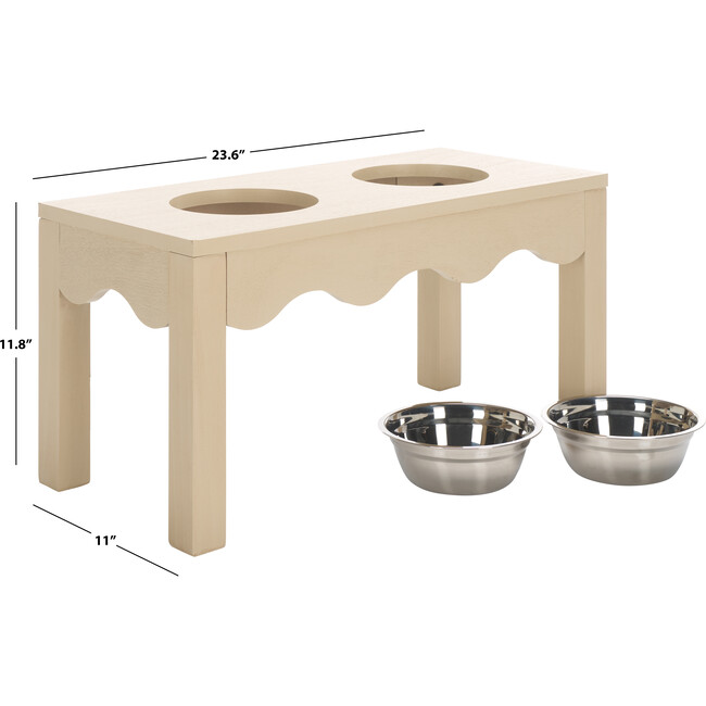 Lilith Pet Feeder, Unfinished - Pet Bowls & Feeders - 4