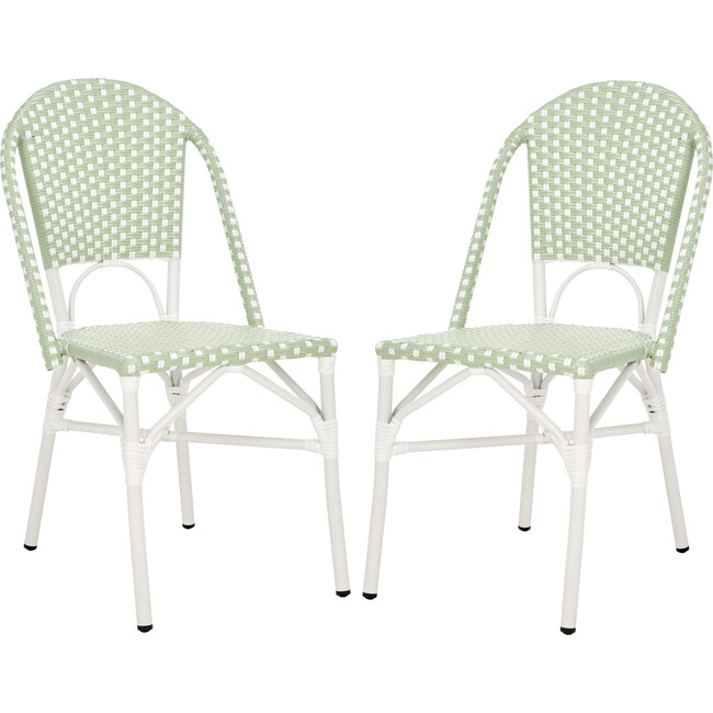 Oliver Bistro Chair Set Of 2, Green