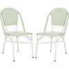 Oliver Bistro Chair Set Of 2, Green - Accent Seating - 1 - thumbnail