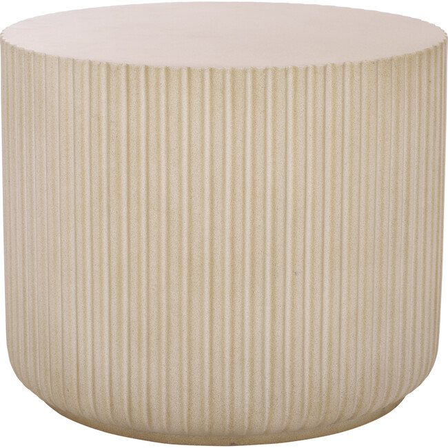 Napa Low Wide Side Table, Beige