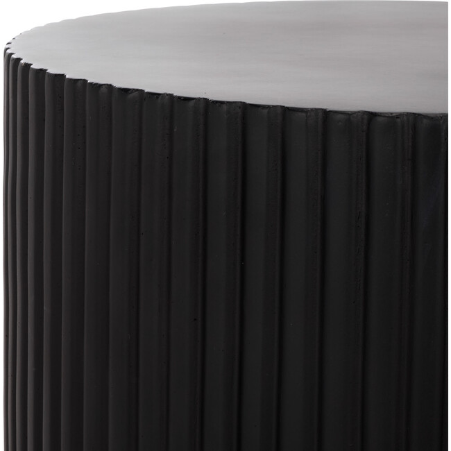 Napa Low Wide Side Table, Black - Accent Tables - 2