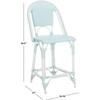 California Counter Stool, Blue - Accent Seating - 4