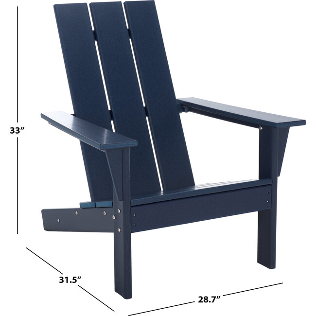 All Weather Adirondack Chair, Blue - Accent Seating - 3