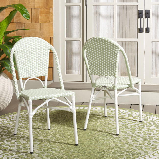 Oliver Bistro Chair Set Of 2, Green - Accent Seating - 2