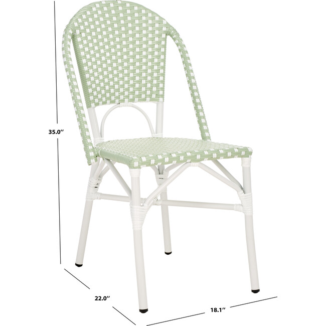 Oliver Bistro Chair Set Of 2, Green - Accent Seating - 4