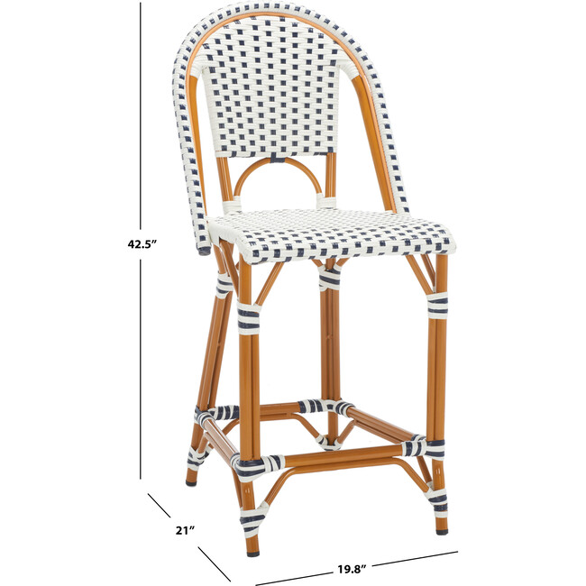 California Counter Stool, Multicolor - Accent Seating - 4
